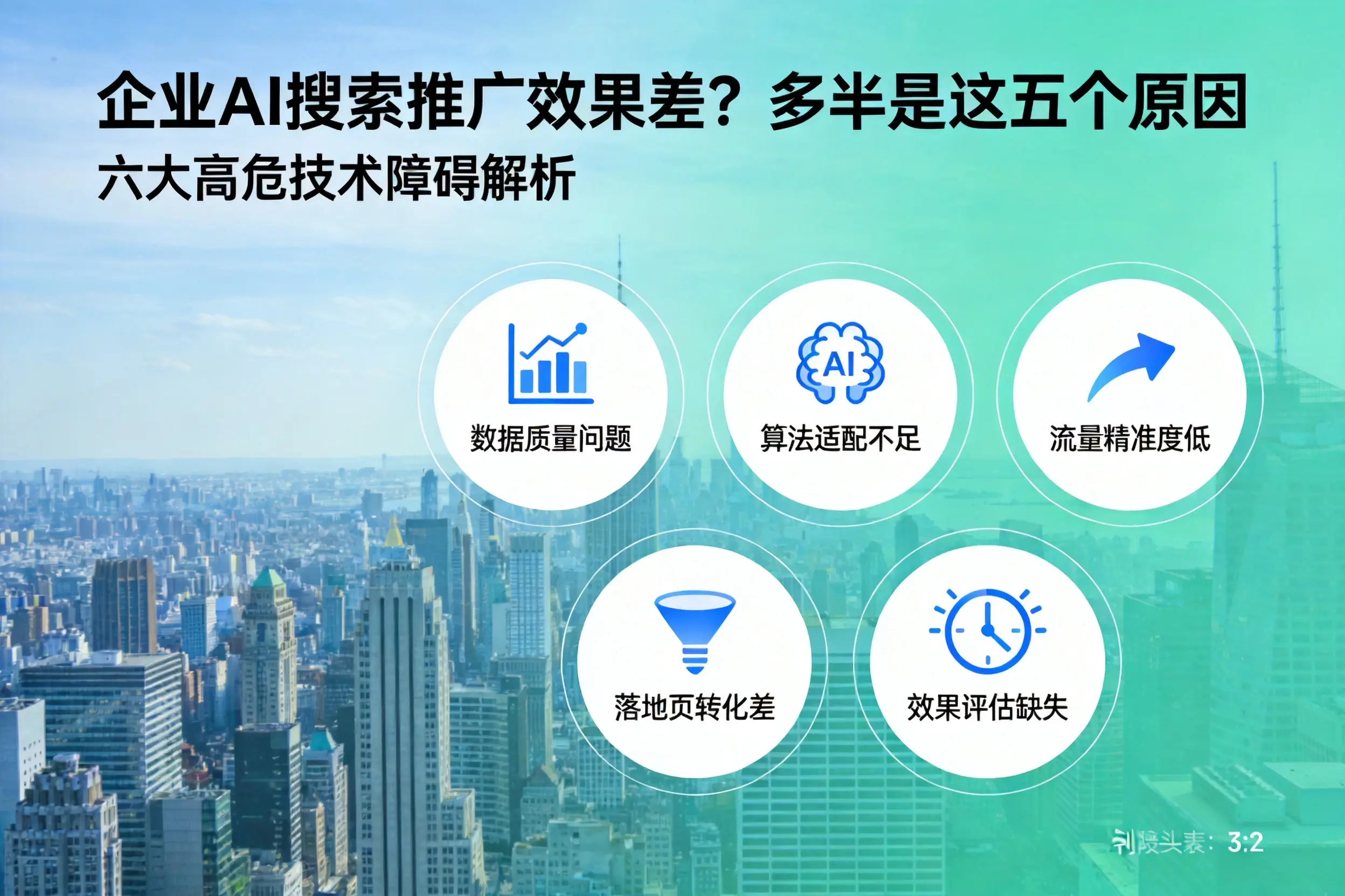双塔企业AI搜索推广效果差?多半是这五个原因